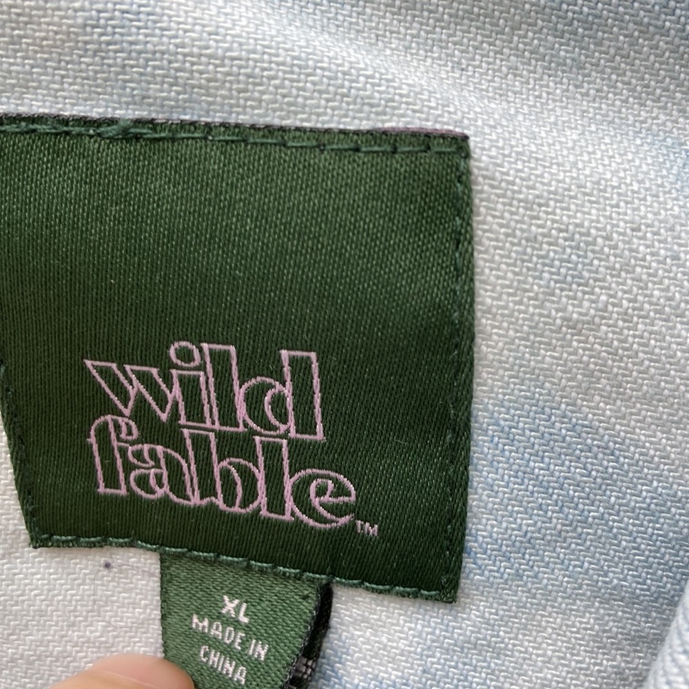 Wild Fable XL Bleached Cutoff Jean Jacket - Picture 2 of 10